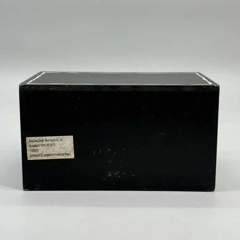 Wine Bottle Keeper Box Chalkboard Freestanding Table Decor Kitchen Bar